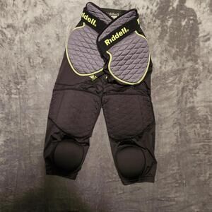 Riddell Men's Medium Power Padded Football Compression Shorts